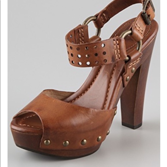 Frye Shoes - Frye Fran harness heels size 7